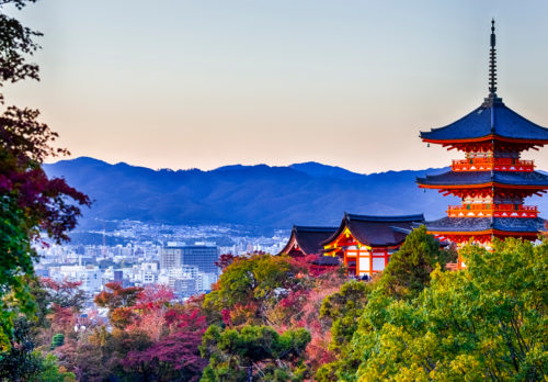 山から見下ろす現代の京都